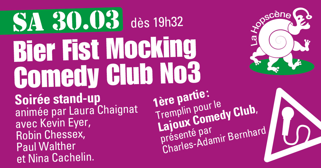 Bier Fist Mocking Comedy Club No3