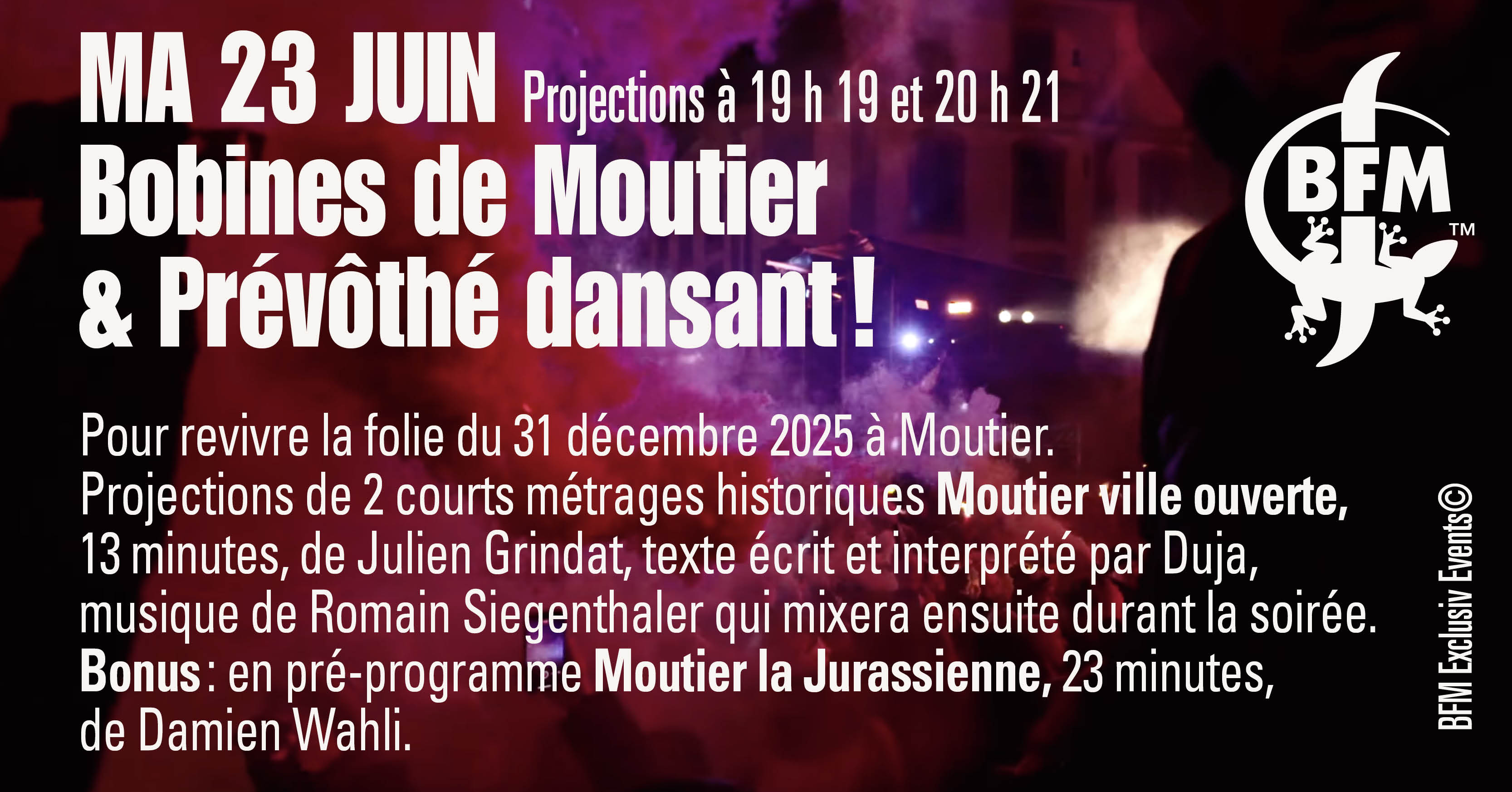 Projection Moutier ville ouverte
